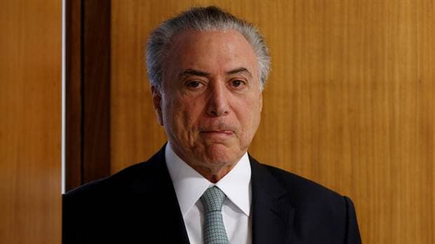 Michel Temer fue operado de próstata y permanece internado