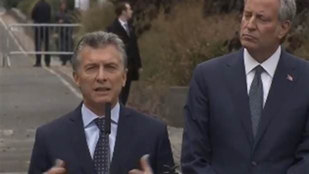 Mauricio Macri, en el homenaje a las víctimas argentinas en Nueva York: «Esto nos tiene que unir más»