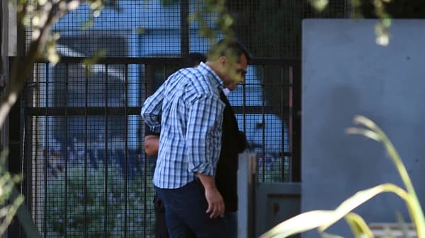 Diego Lagomarsino llegó a tribunales para ser indagado por la muerte de Nisman