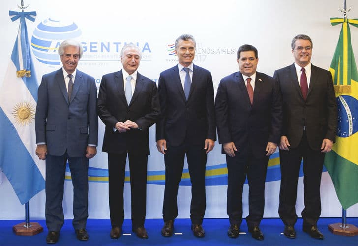 Diez países latinoamericanos firmaron declaración en defensa del comercio libre