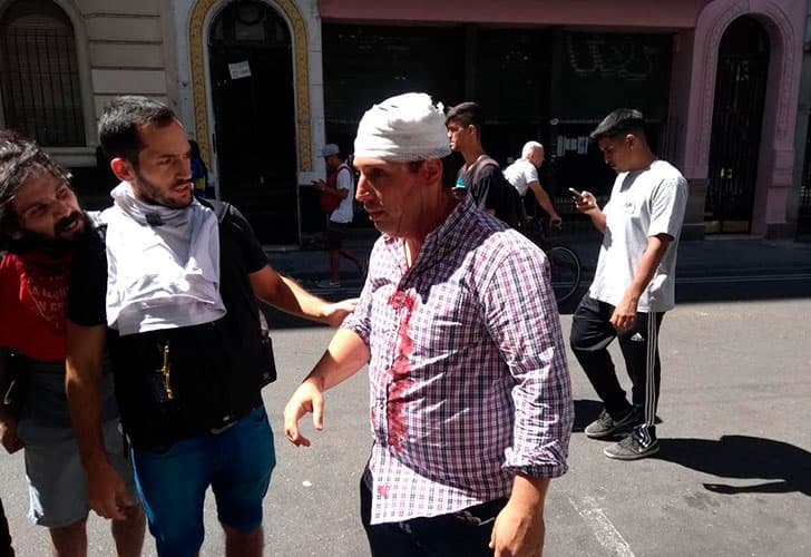 Violencia sin grieta: agredieron a periodistas de TN y C5N
