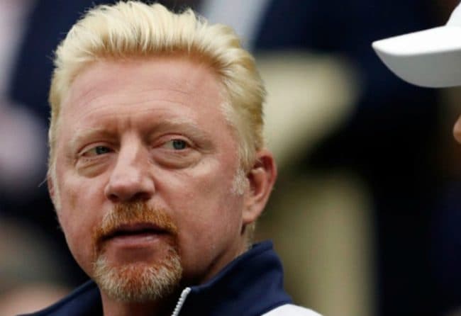 Boris Becker donó una raqueta falsa en una subasta