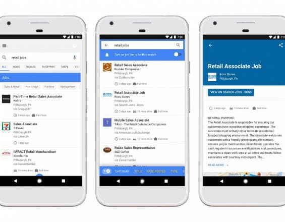 Google lanzó en Argentina la función “Empleos” para buscar trabajo