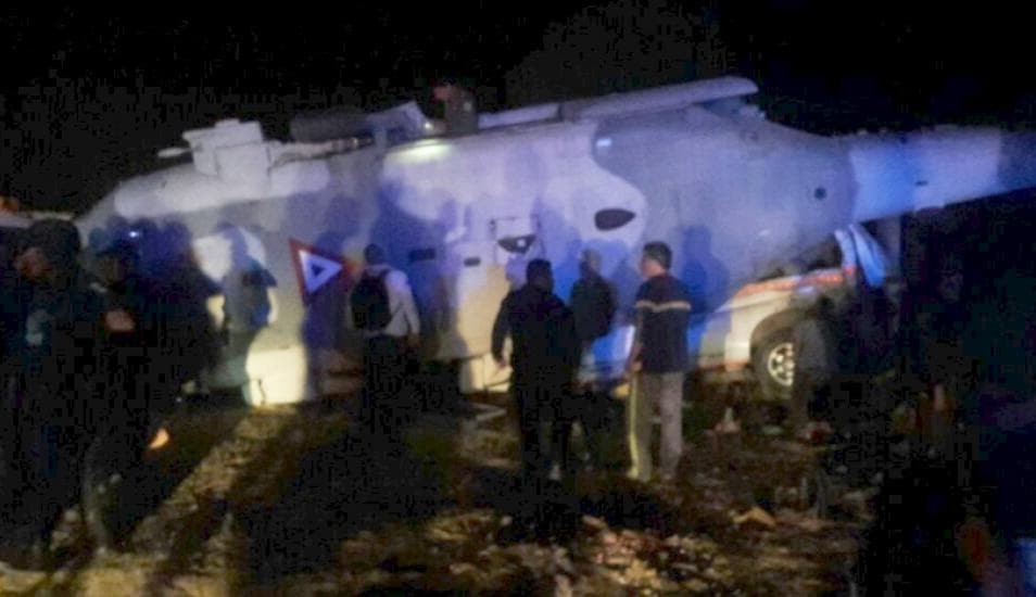 Tragedia en México: murieron al menos dos personas al estrellarse un helicóptero