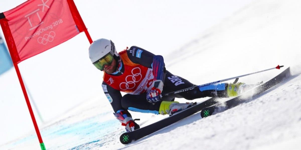 JJOO de Invierno: el abanderado argentino sufrió una grave lesión en su debut y debió abandonar la competencia