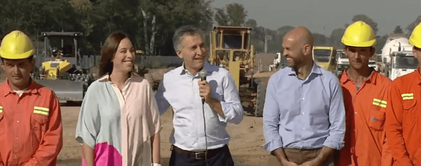 Mauricio Macri se mostró con Vidal en una obra: «Cuánta plata se gastó en carteles por algo que no avanzaba»