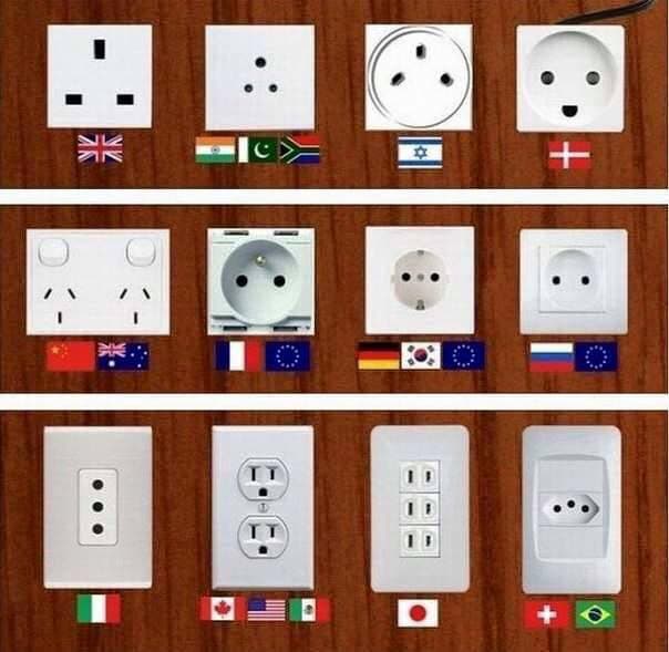 Cuáles son todos los enchufes que existen y por qué no hay un sistema universal