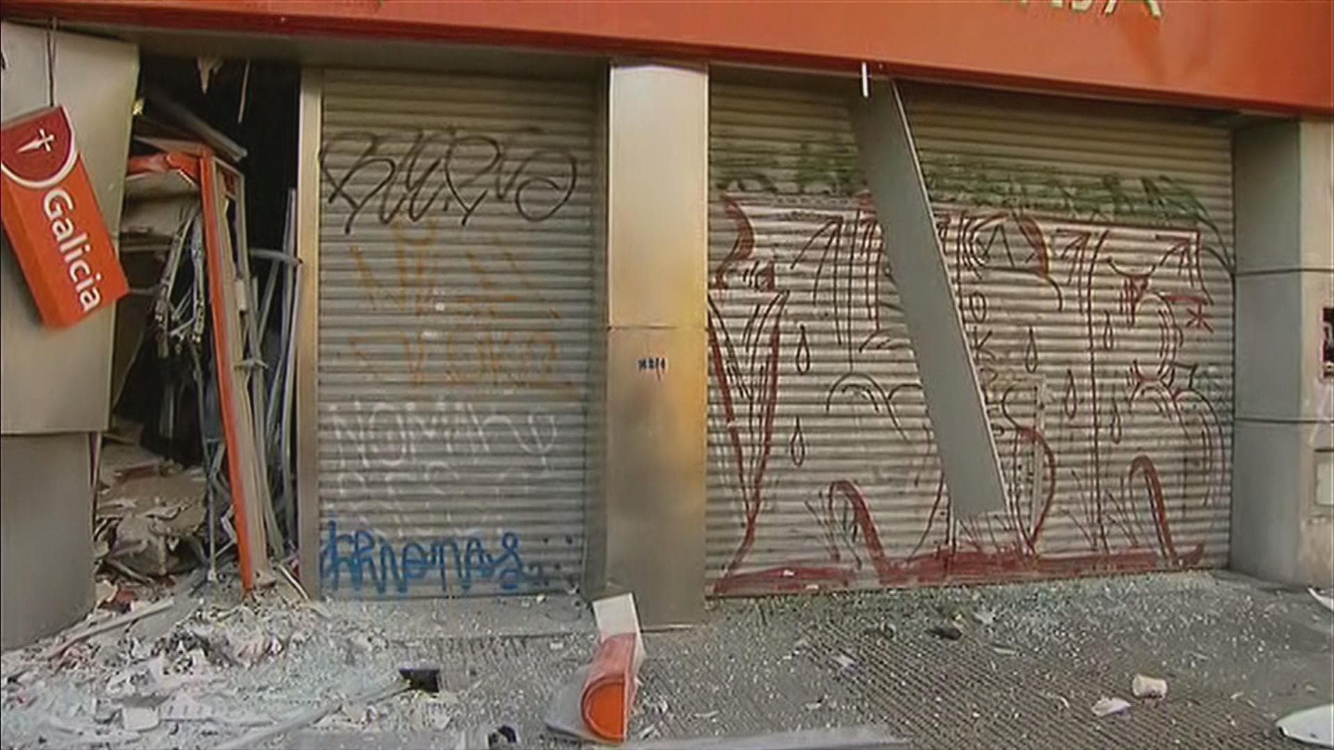 Explosión en un cajero automático de Ramos Mejía