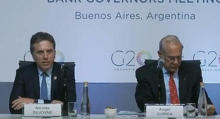 El titular de la OCDE valoró las reformas realizadas por Argentina y pidió profundizarlas