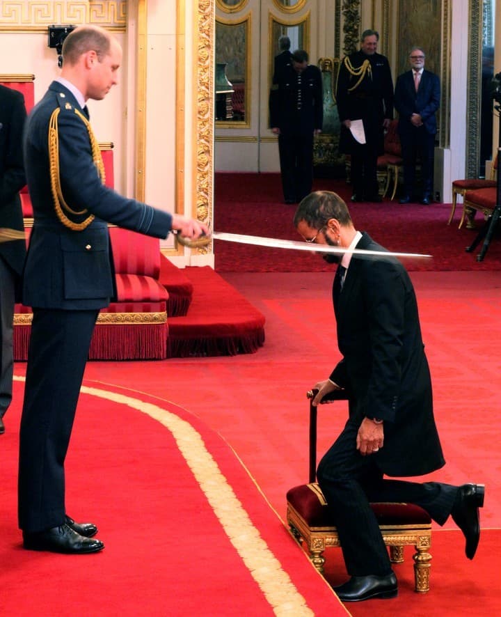 Ringo Starr recibió la Orden de Caballero del Imperio Británico