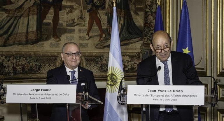Faurie se reunió con su par francés con inversiones y el acuerdo Mercosur-Unión Europea en la agenda