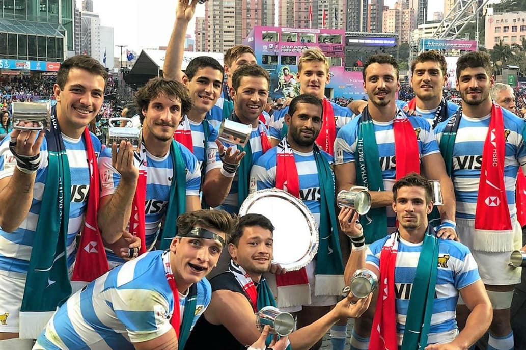 Los Pumas 7s subieron otro escalón en Hong Kong: ganaron la Copa de Plata y están cuartos en la temporada