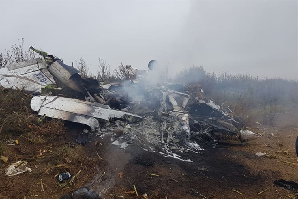 Murieron cinco amigos al caer un avión en La Pampa