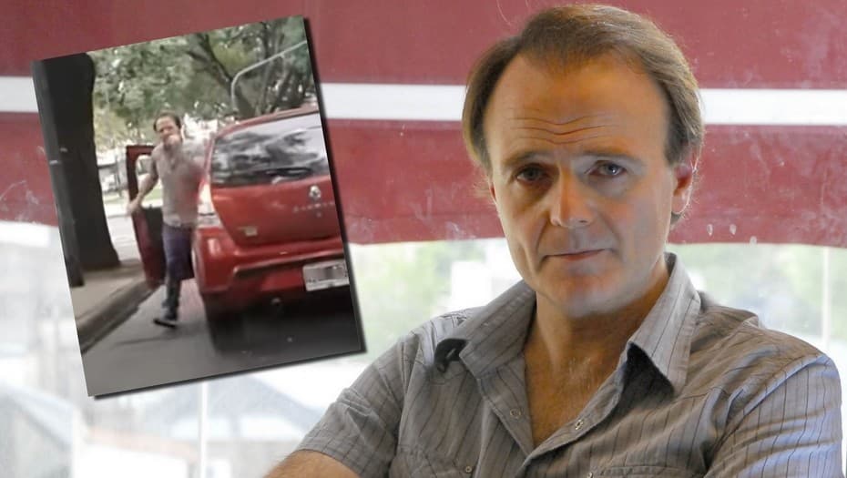 Luis Machín tuvo un extraño cruce en un episodio callejero