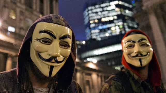Anonymous comenzó su venganza por el ataque a Charlie Hebdo