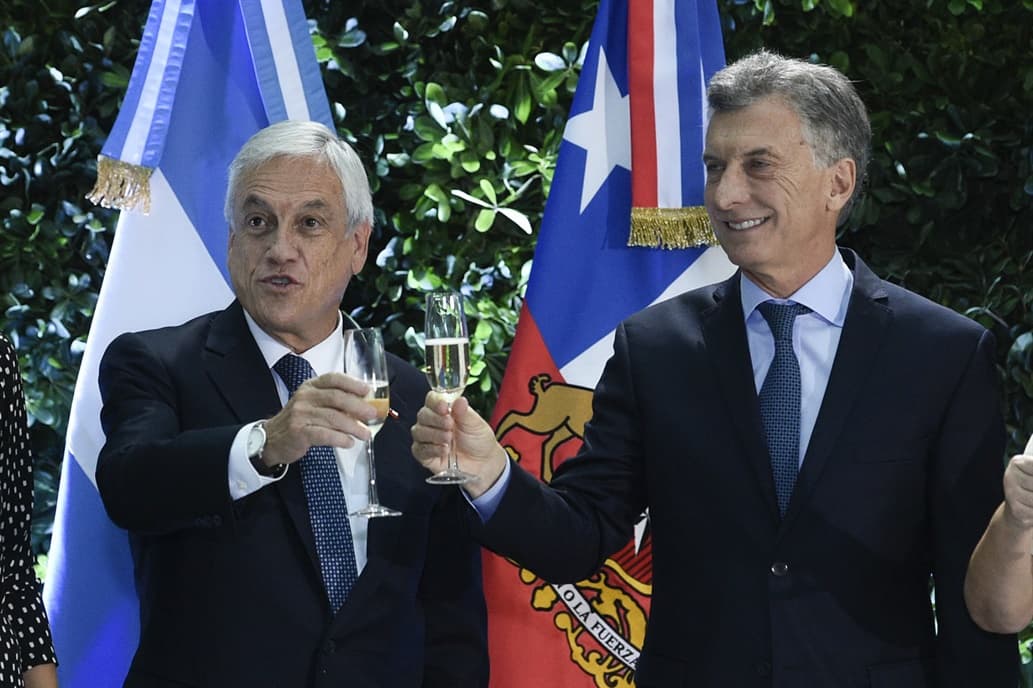 Macri y Piñera avanzan en la integración energética y el comercio