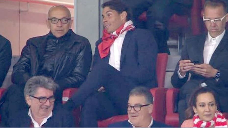Nadal se defendió de las duras críticas que recibió por lucir los colores del Atlético de Madrid