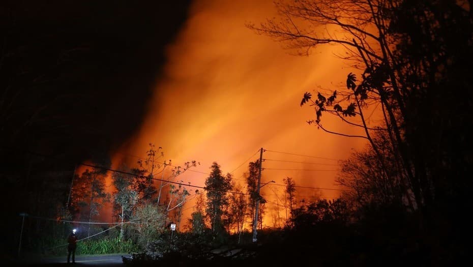 La erupción del volcán Kilauea cubre de humo y cenizas a Hawai