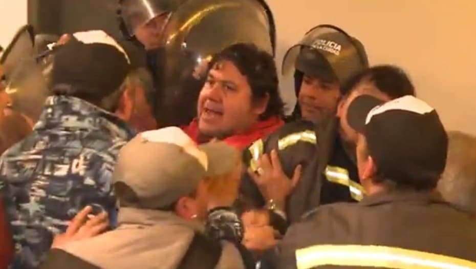 Paro de subte: así detenían al metrodelegado Néstor Segovia
