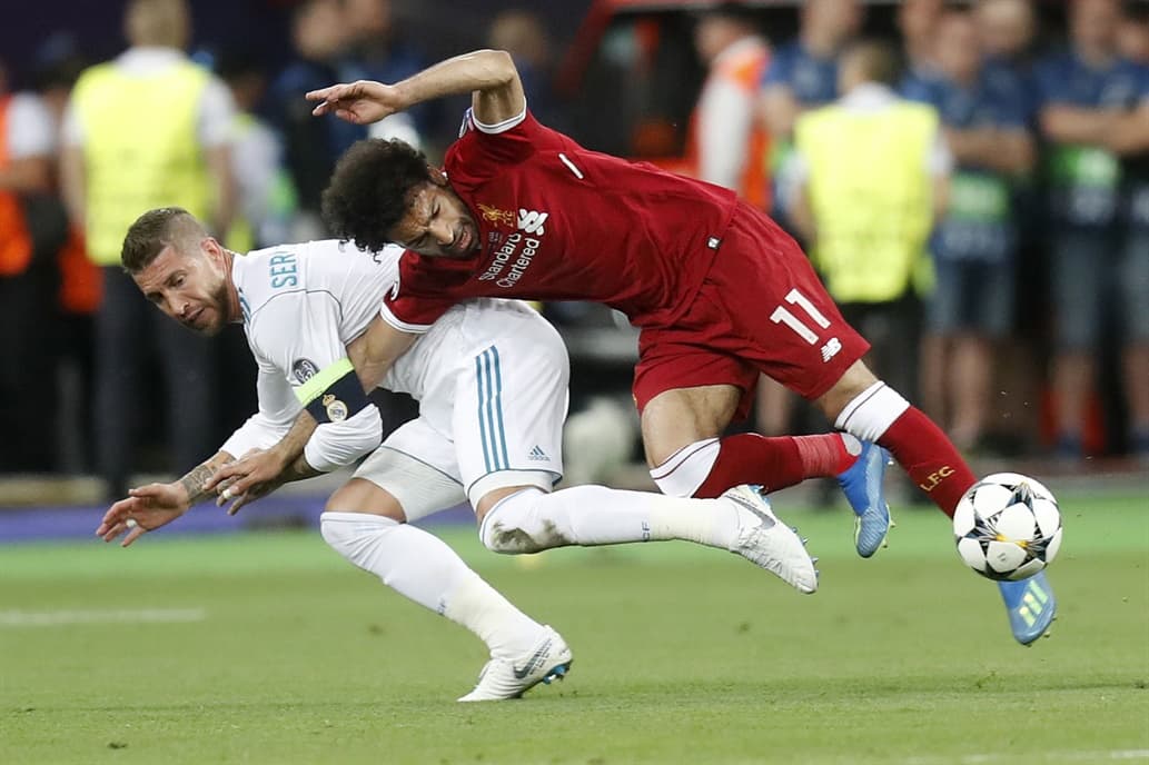 Sergio Ramos y su mirada sobre la lesión de Salah: «Tampoco ha sido para tanto»