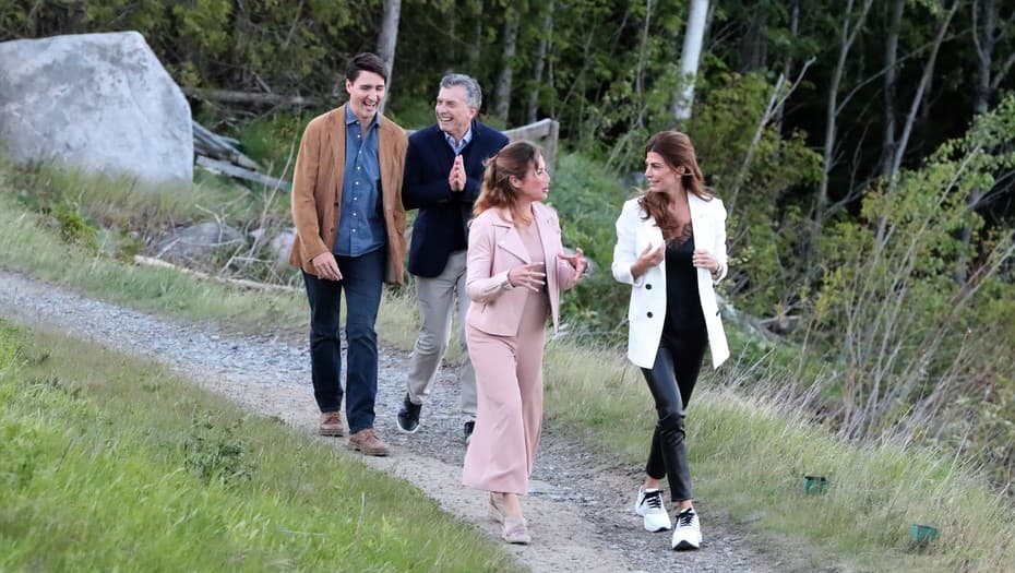 Juliana Awada se reunió con su par Sophie Trudeau y habló del «desarrollo más inclusivo de la mujer»