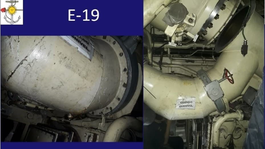 Sospechan que una válvula de la ventilación de las baterías hizo estallar al submarino San Juan