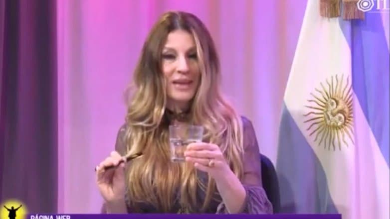 Gisela Barreto, el sexo anal y un vaso de agua