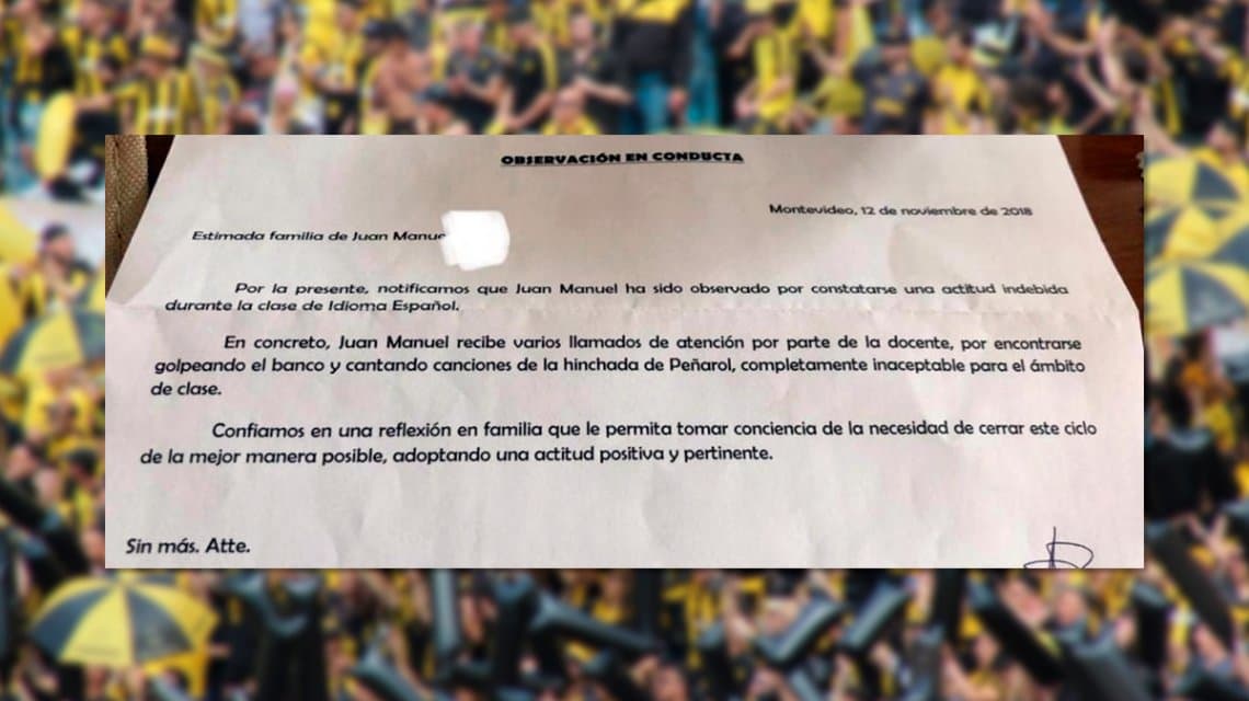 Un nene fue castigado en la escuela por un insólito motivo en Uruguay