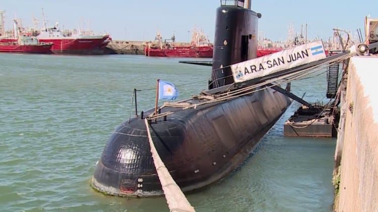 El submarino ARA San Juan estaba a 15 kilómetros de su última comunicación