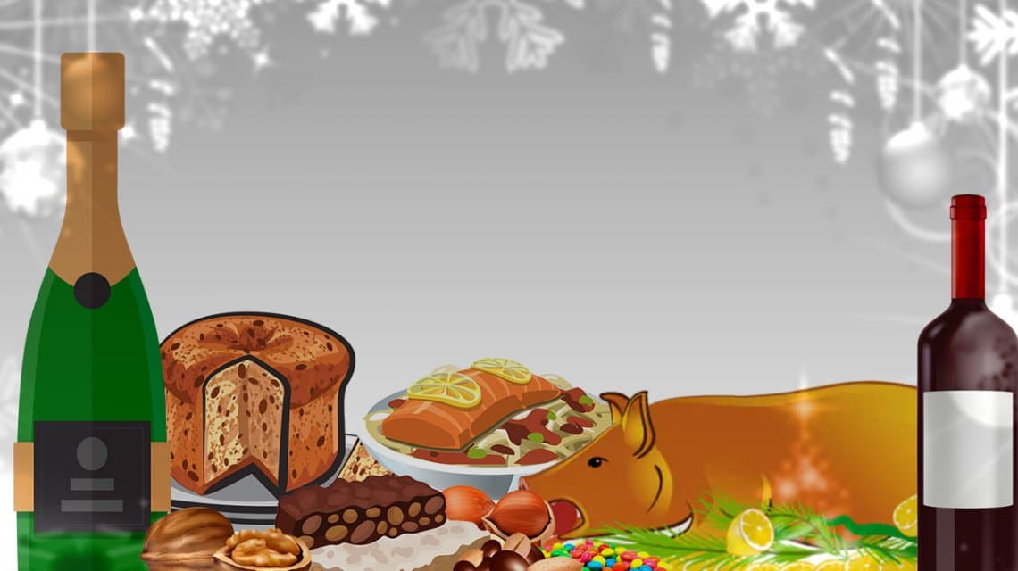 Cómo desintoxicarse después del atracón de la cena por Nochebuena