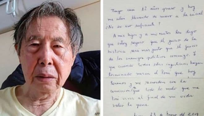 El expresidente Alberto Fujimori vuelve a prisión