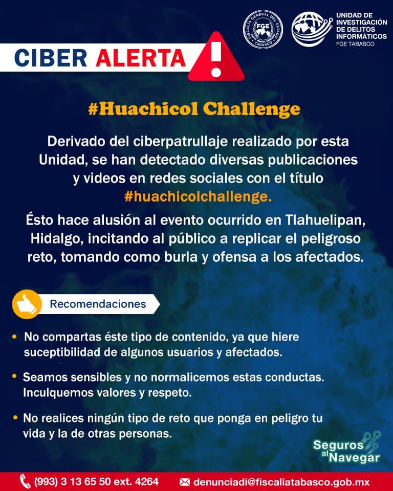 Qué es el #HuachicolChallenge que mantiene a la policía cibernética en alerta