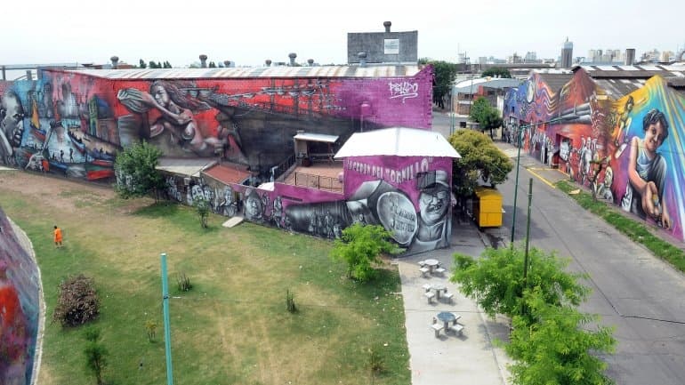 Un mural de Barracas se convirtió en el más grande del mundo
