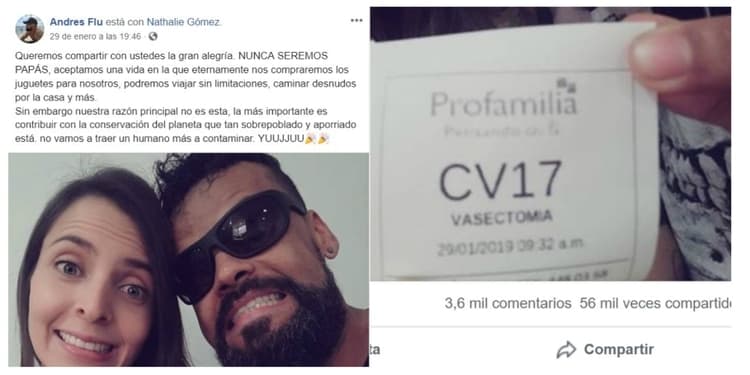 Feliz pareja anunció que no traerá hijos al mundo para «no contaminar más»