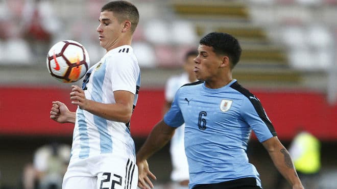 Argentina quiere ser líder en el Sudamericano Sub 20 y va por Uruguay