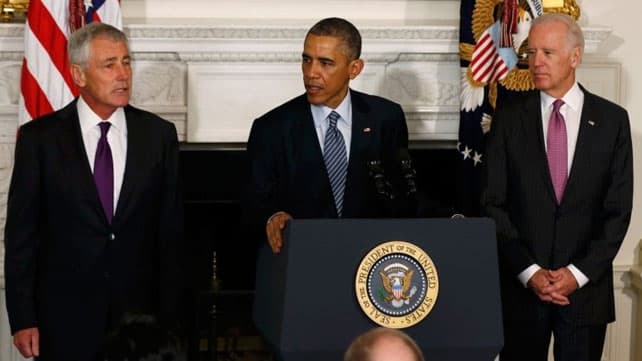 Obama cambió al secretario de Defensa: «Hagel ha sido un funcionario ejemplar»