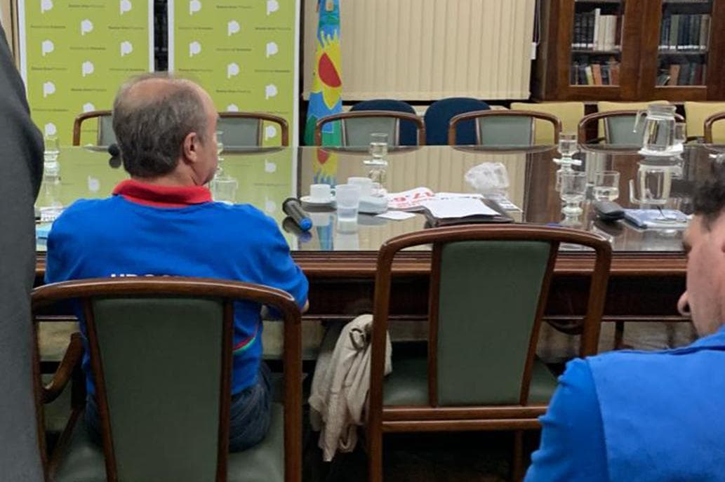 Udocba relativizó los incidentes en la reunión con la provincia: «No estamos arrepentidos, era un acto público»