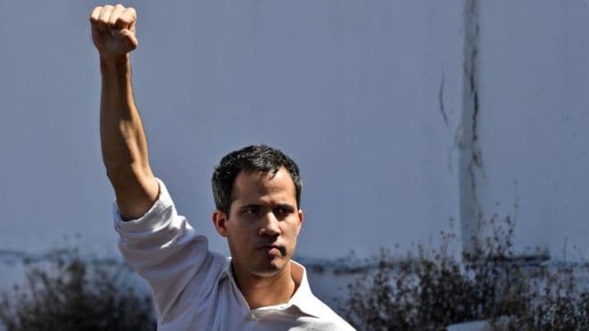 Juan Guaidó parte en caravana rumbo a la frontera con Colombia por la ayuda humanitaria