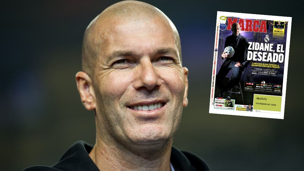Zinedine Zidane será hoy entrenador del Real Madrid