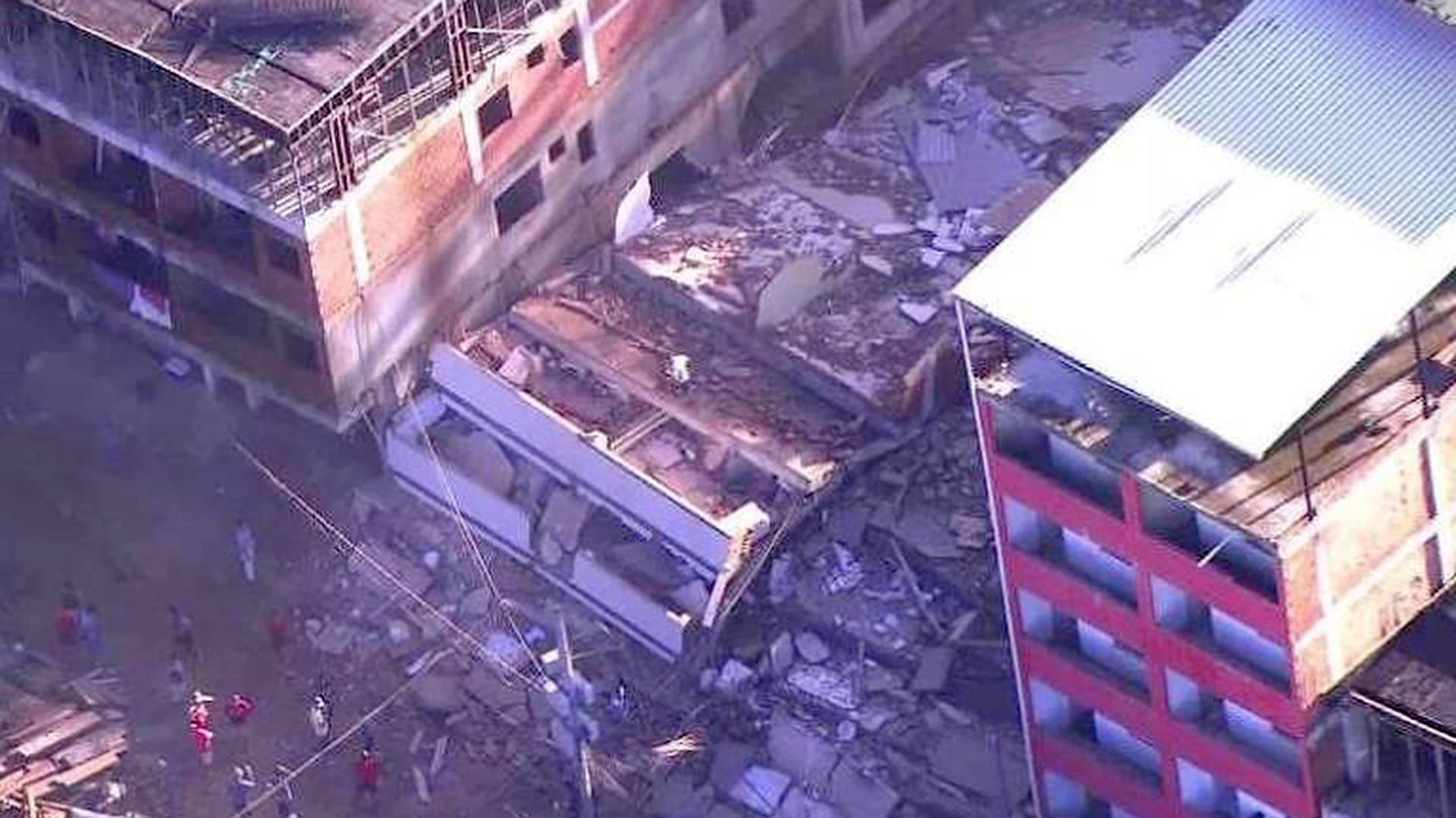 Tragedia en Río de Janeiro: al menos dos personas murieron por el derrumbe de dos edificios