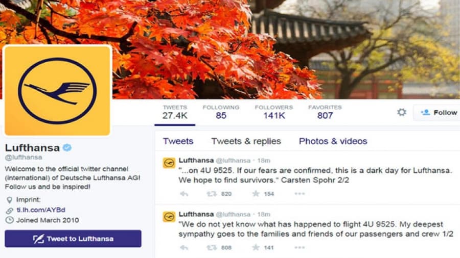 Lufthansa: «Todavía no sabemos qué pasó con el vuelo 9525»
