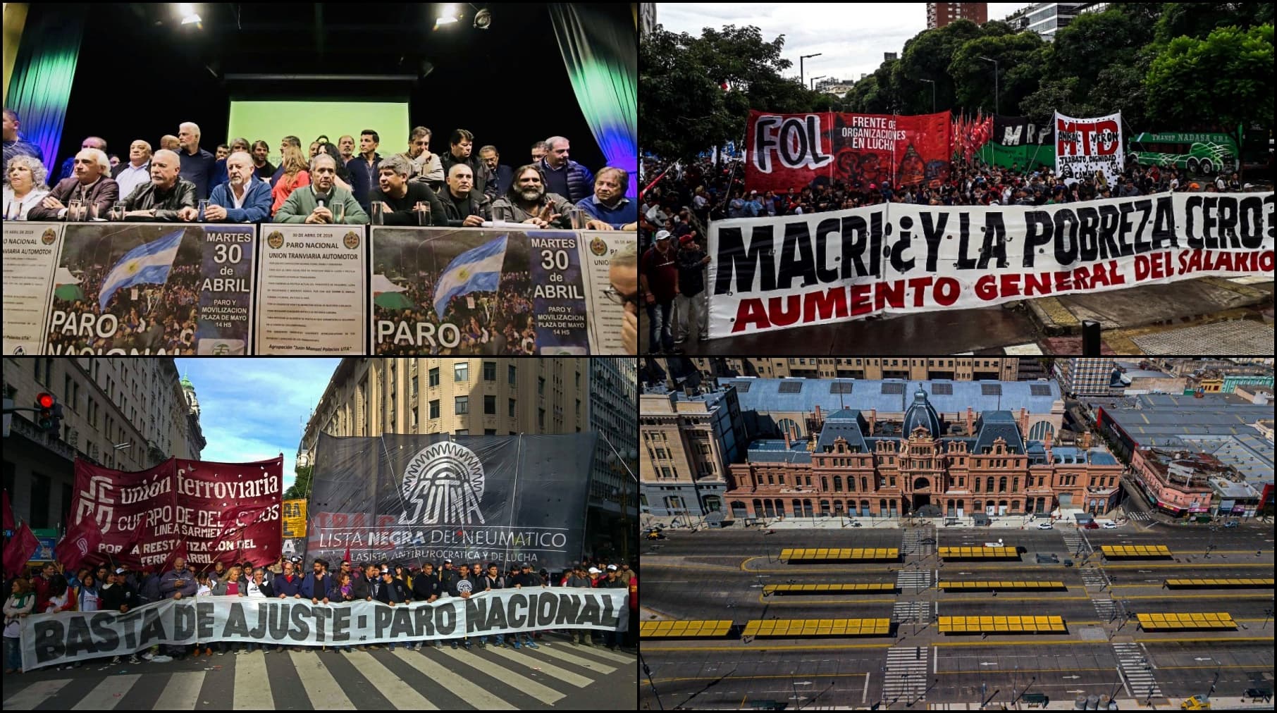 Incidentes, corridas y detenciones en la marcha a la Plaza de Mayo