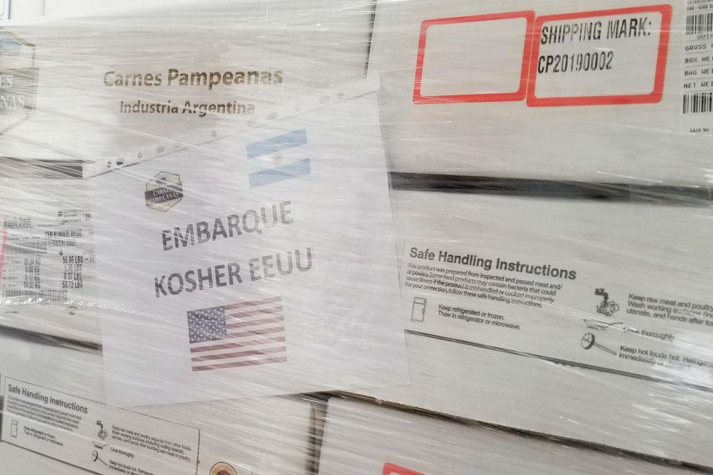 Realizaron la primera exportación de carne kosher a EE.UU
