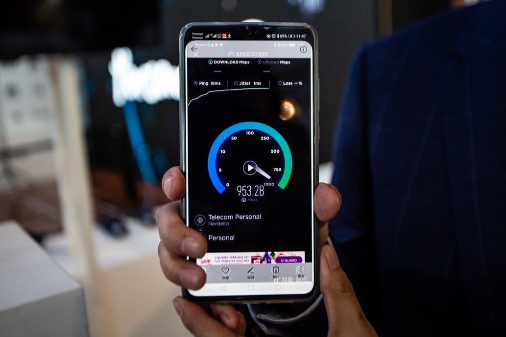 A 600 Mbps: así funciona una conexión 5G en la red de Personal con tecnología de Huawei