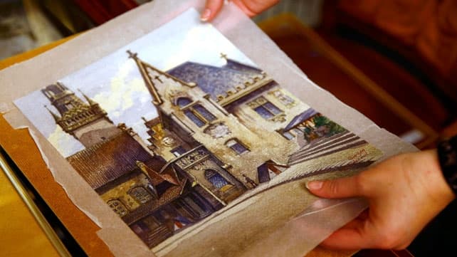 Subastan una pintura de Adolf Hitler y podrían llegar a pagarla 60.000 dólares