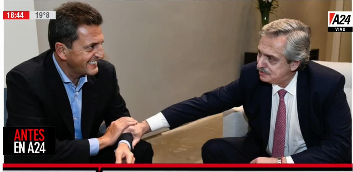 Alberto Fernández y Sergio Massa llegaron a un acuerdo para conformar un frente electoral