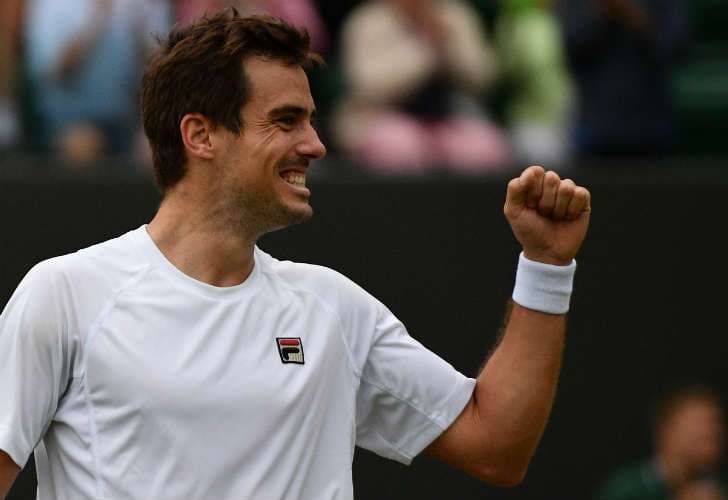 Guido Pella dio otro golpe en Wimbledon: le ganó en 5 sets a Raonic y avanzó a cuartos de final