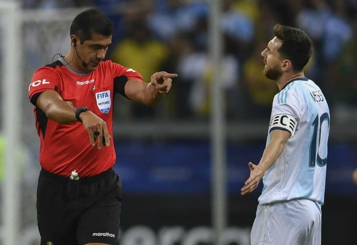 Zambrano habló tras el polémico Brasil-Argentina