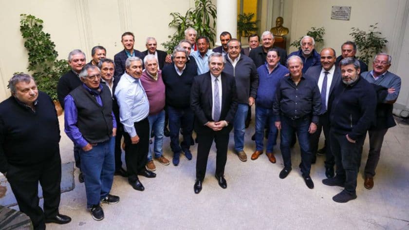Alberto Fernandez se reunió con la CGT y celebró el apoyo de la mayoría de los gremios
