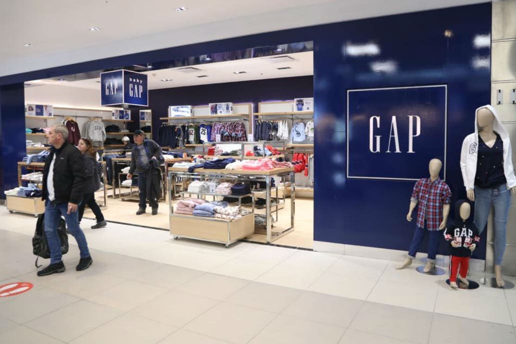 Gap en la Argentina. Abrió su primera tienda en Aeroparque